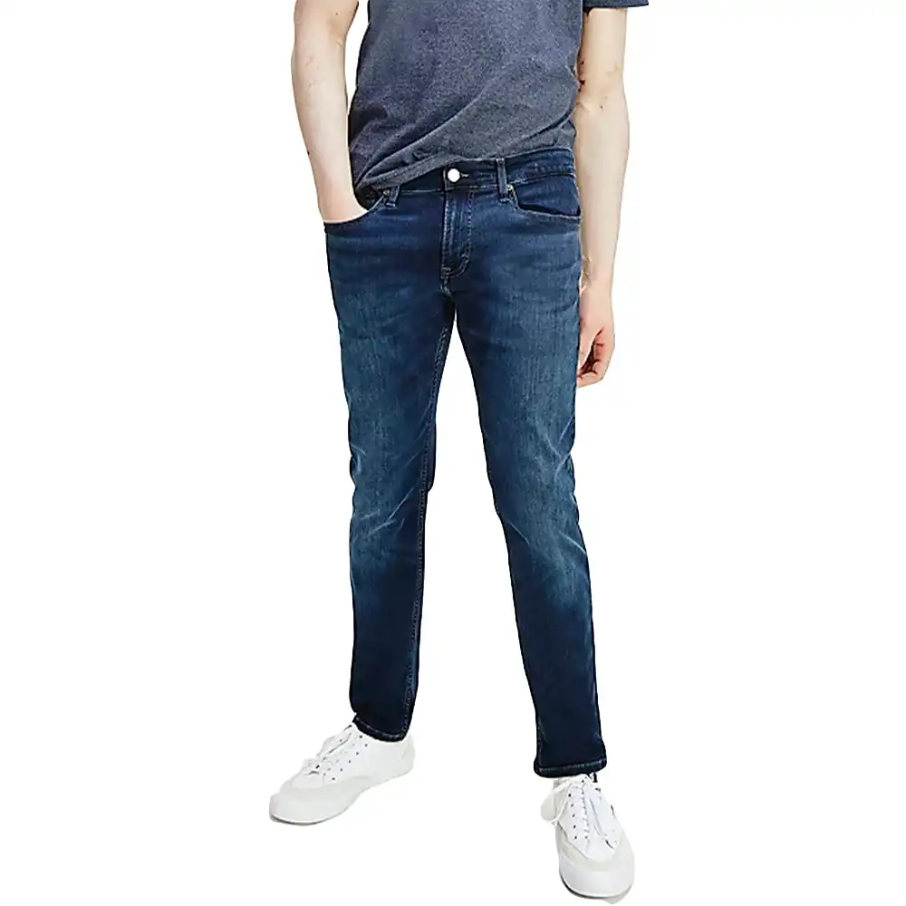 Jeans homme Tommy Jeans Scanton délavé Bleu - ZESHOES