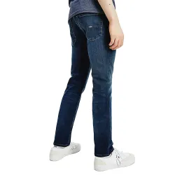 Jeans homme Tommy Jeans Scanton délavé Bleu - ZESHOES Jeans homme Tommy Jeans Scanton délavé Bleu - ZESHOES
