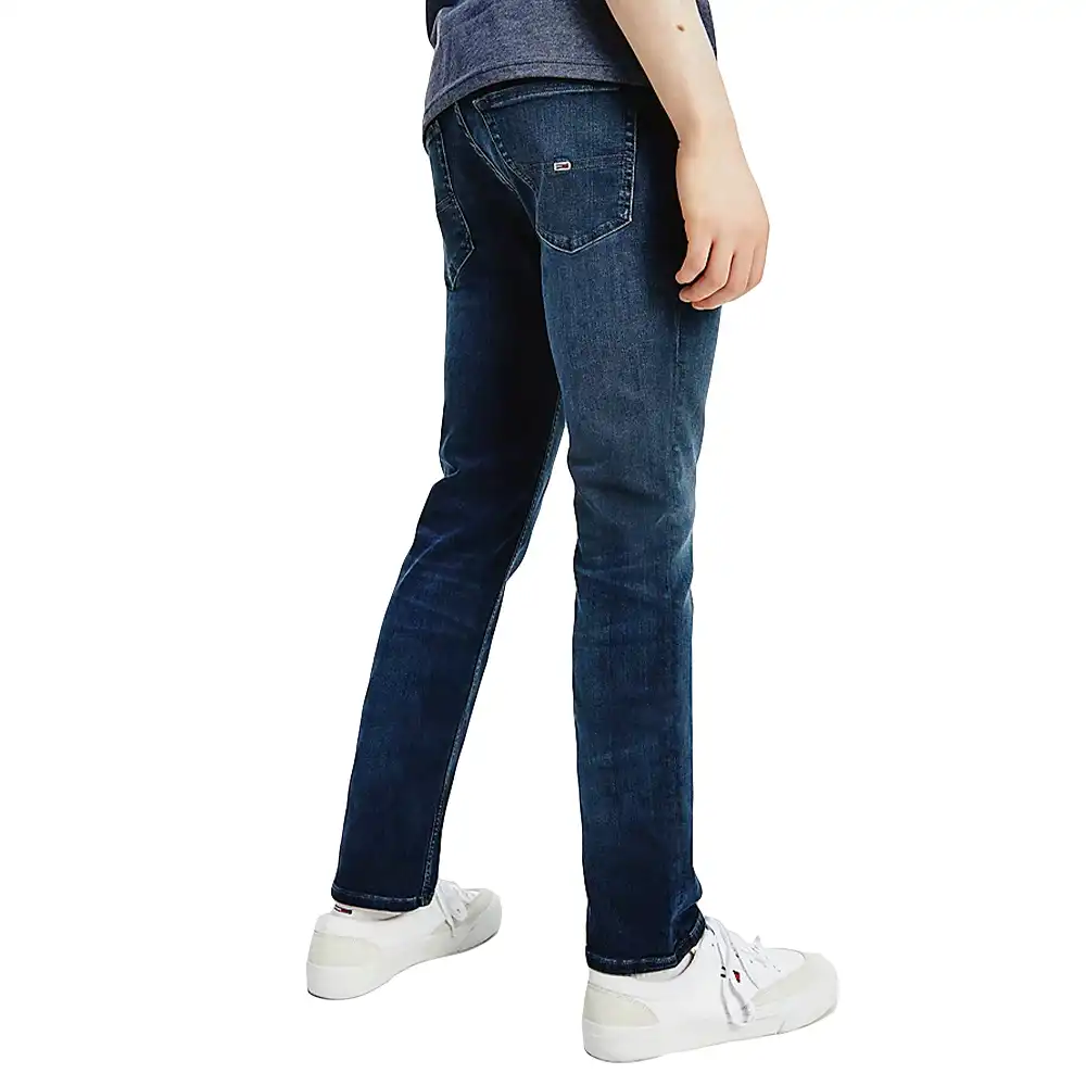 Jeans homme Tommy Jeans Scanton délavé Bleu - ZESHOES Jeans homme Tommy Jeans Scanton délavé Bleu - ZESHOES