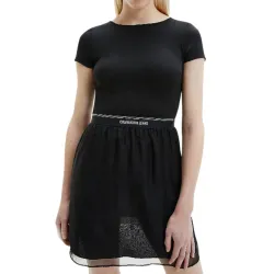 Robe femme Calvin Klein Classic gold Noir - ZESHOES