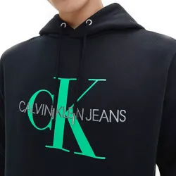 Sweat capuche homme Calvin Klein Classic logo Noir - ZESHOES Sweat capuche homme Calvin Klein Classic logo Noir - ZESHOES