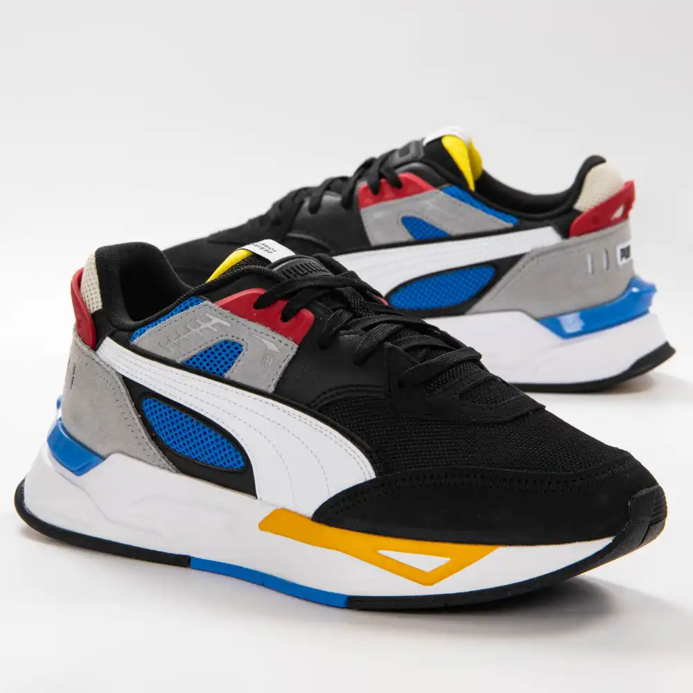 Basket basse homme Puma Mirage sport remix Noir - ZESHOES Basket basse homme Puma Mirage sport remix Noir - ZESHOES