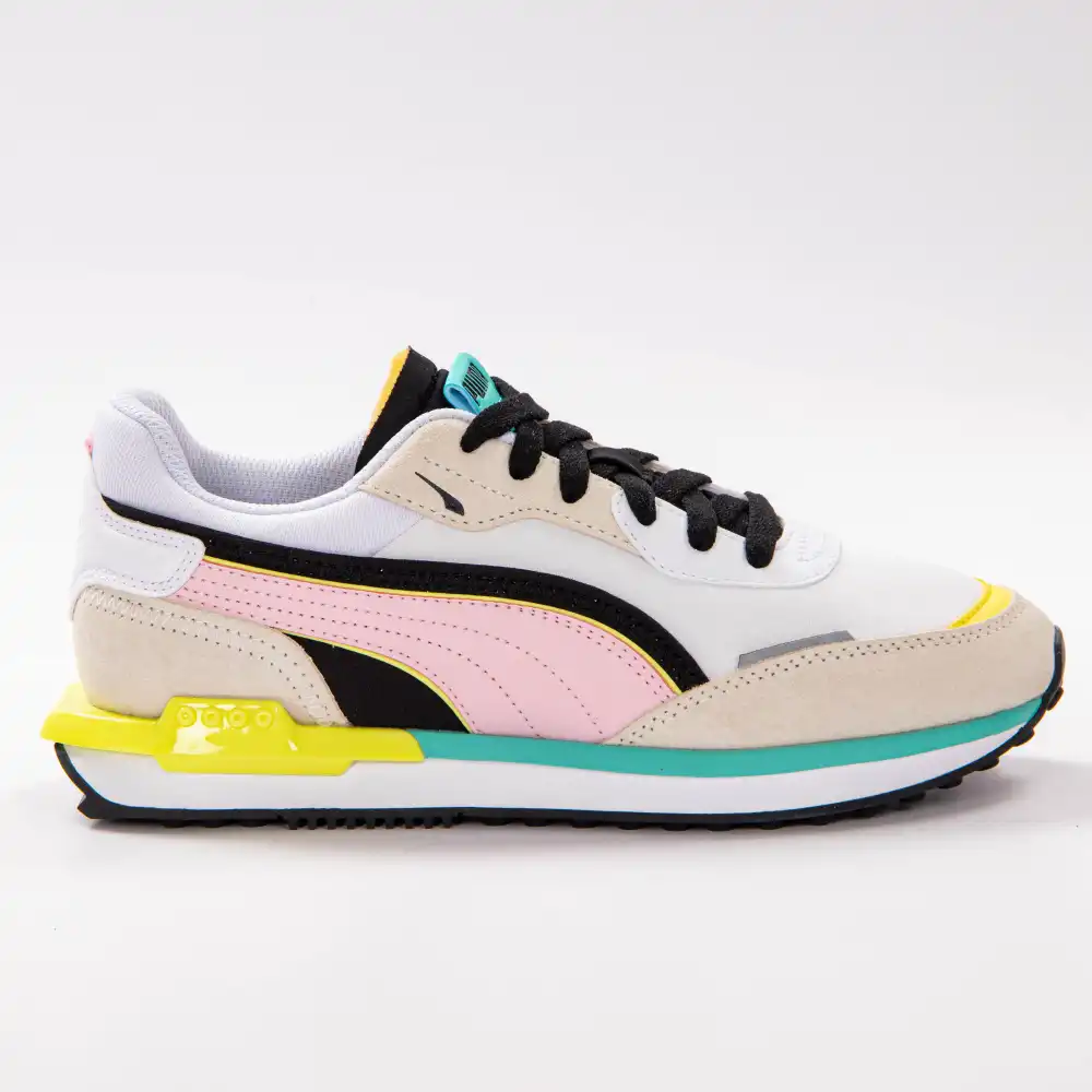 Basket de ville basse femme Puma city rider Multicolor - ZESHOES Basket de ville basse femme Puma city rider Multicolor - ZESHOES