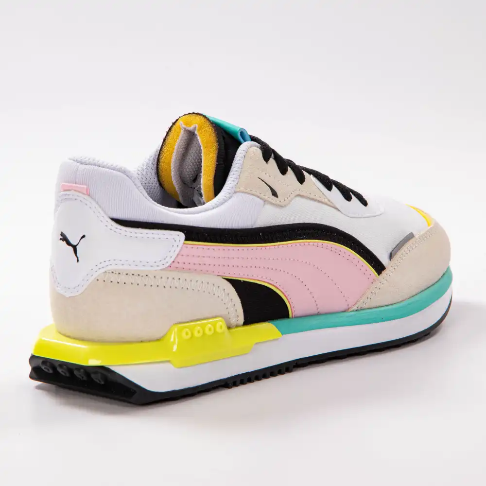Basket de ville basse femme Puma city rider Multicolor - ZESHOES Basket de ville basse femme Puma city rider Multicolor - ZESHOES