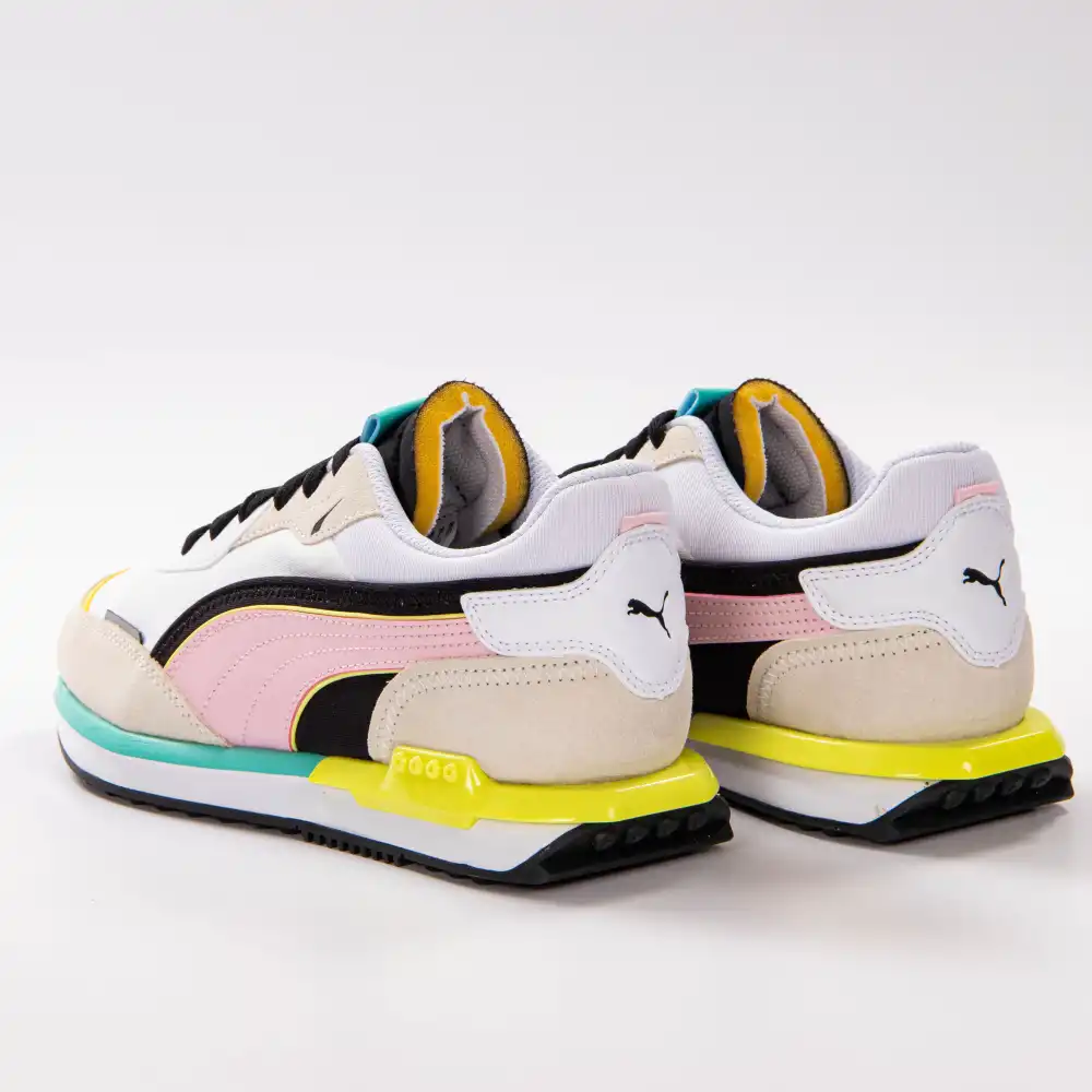 Basket de ville basse femme Puma city rider Multicolor - ZESHOES Basket de ville basse femme Puma city rider Multicolor - ZESHOES
