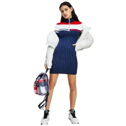 Robe femme Tommy Jeans Style original Bleu - ZESHOES