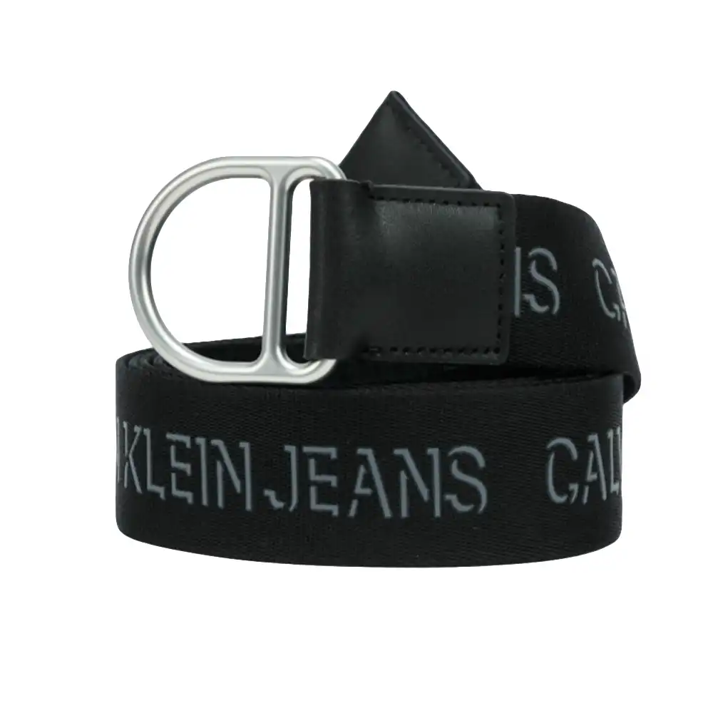 Ceinture homme Calvin Klein Unlimited logo Noir - ZESHOES