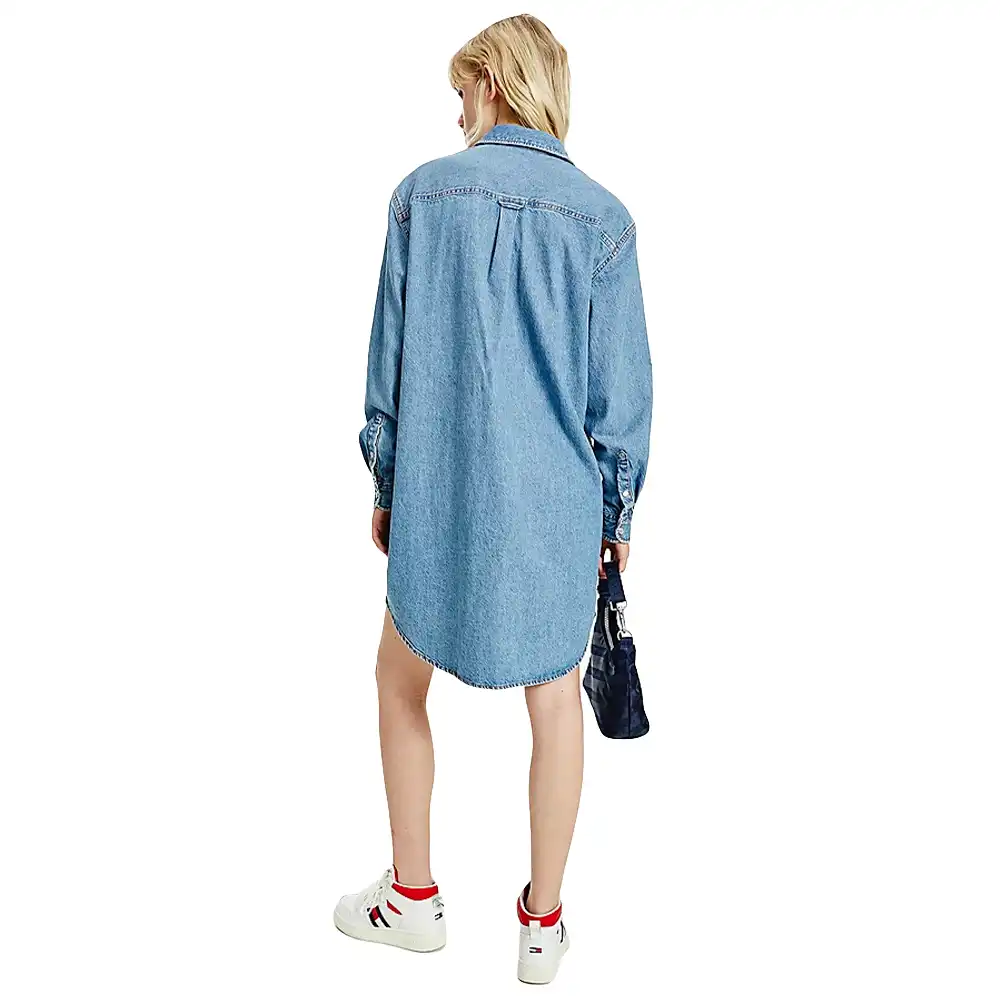 Chemise manche longue femme Tommy Jeans Style décontracté Jeans - ZESHOES Chemise manche longue femme Tommy Jeans Style décontracté Jeans - ZESHOES