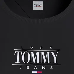 Tee shirt manche courte femme Tommy Jeans Essentiel logo Bleu - ZESHOES Tee shirt manche courte femme Tommy Jeans Essentiel logo Bleu - ZESHOES
