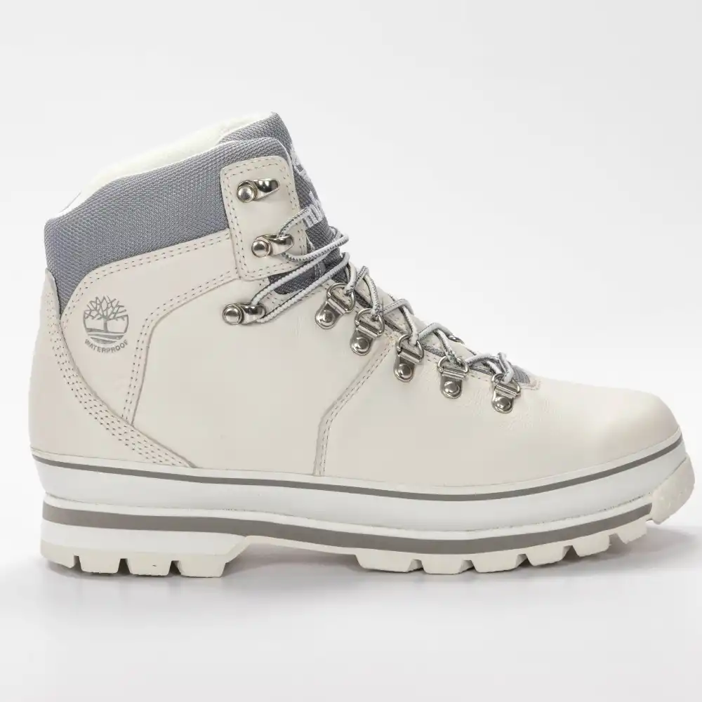 Boots femme Timberland Euro hiker Blanc - ZESHOES