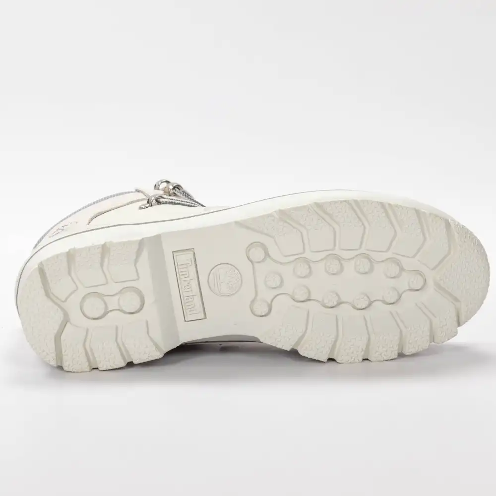 Boots femme Timberland Euro hiker Blanc - ZESHOES