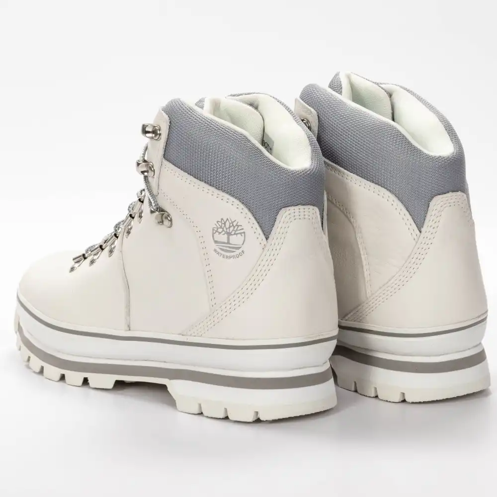 Boots femme Timberland Euro hiker Blanc - ZESHOES