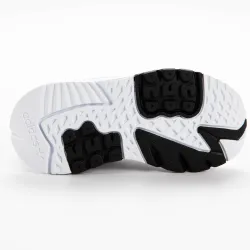 Basket basse fille Adidas Nite jogger Blanc - ZESHOES Basket basse fille Adidas Nite jogger Blanc - ZESHOES