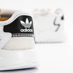 Basket basse fille Adidas Nite jogger Blanc - ZESHOES Basket basse fille Adidas Nite jogger Blanc - ZESHOES