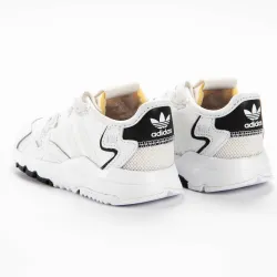 Basket basse fille Adidas Nite jogger Blanc - ZESHOES Basket basse fille Adidas Nite jogger Blanc - ZESHOES