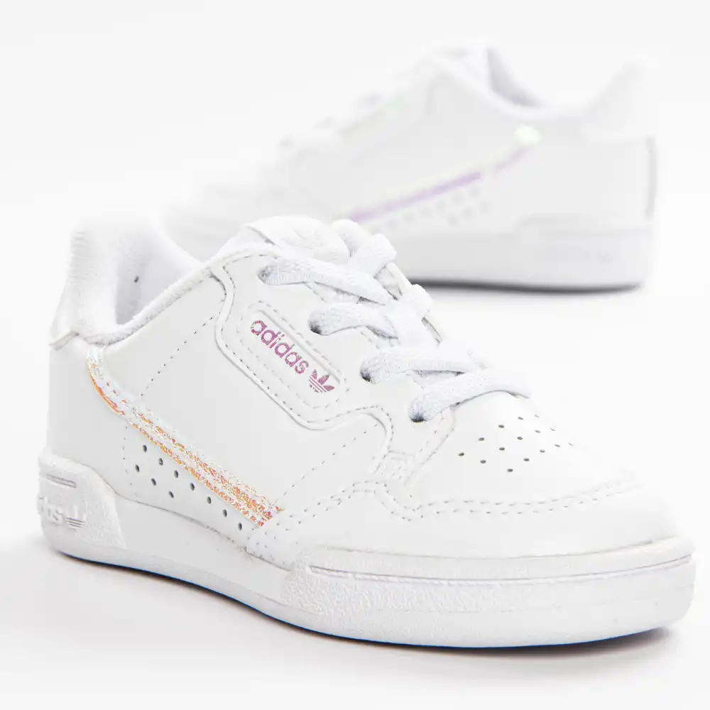 Basket basse fille Adidas Continental 80 Blanc - ZESHOES Basket basse fille Adidas Continental 80 Blanc - ZESHOES