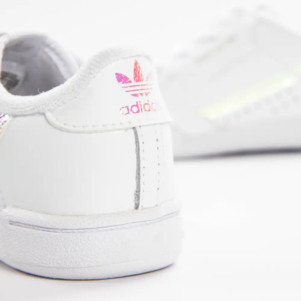 Basket basse fille Adidas Continental 80 Blanc - ZESHOES Basket basse fille Adidas Continental 80 Blanc - ZESHOES