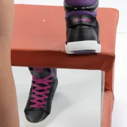 Chaussure de skate montante femme Converse Black&grape Noir - ZESHOES