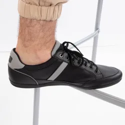 Basket de ville basse homme Lacoste Chaymon 318 1 cam Noir - ZESHOES Basket de ville basse homme Lacoste Chaymon 318 1 cam Noir - ZESHOES