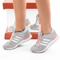 Basket basse femme Adidas Classic sport Rose - ZESHOES