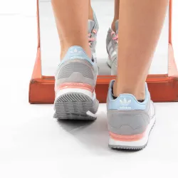 Basket basse femme Adidas Classic sport Rose - ZESHOES