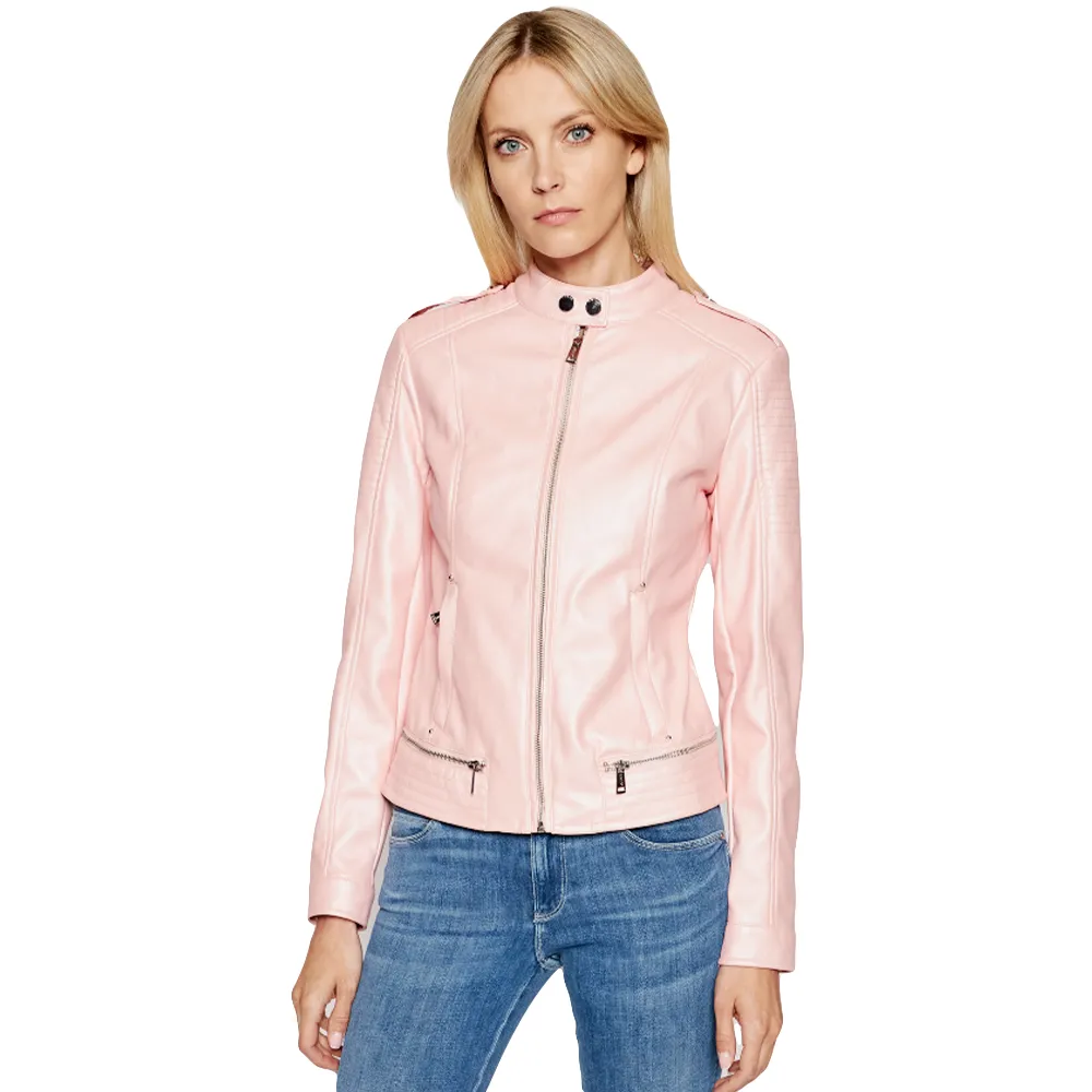 Guess Veste Classic Femme Rose