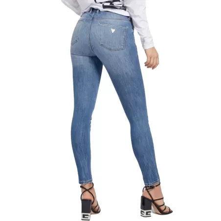 Jeans femme Guess Jeans Logo triangle