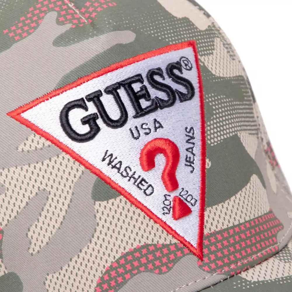 Casquette homme Guess Original logo triangle Camouflage - ZESHOES Casquette homme Guess Original logo triangle Camouflage - ZESHOES