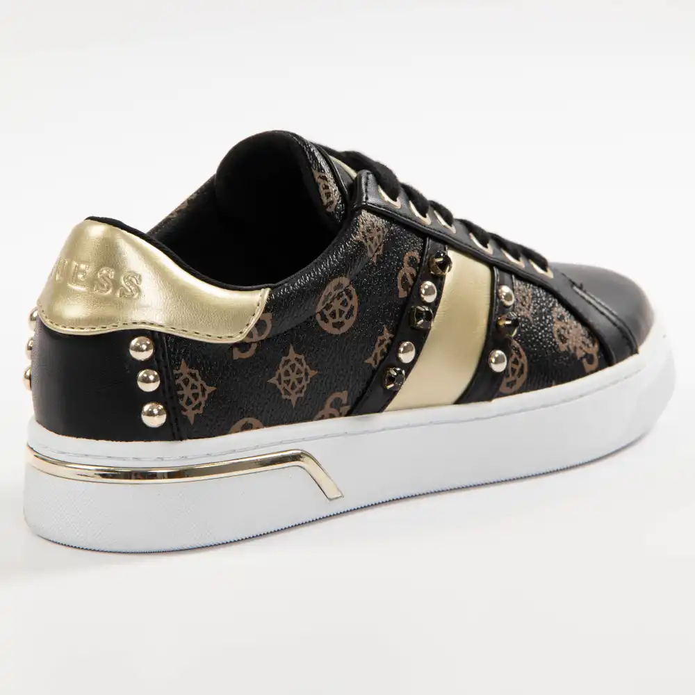 Basket de ville basse femme Guess Dark rubis Noir - ZESHOES