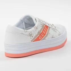 Basket de ville basse femme Guess Barona Blanc - ZESHOES