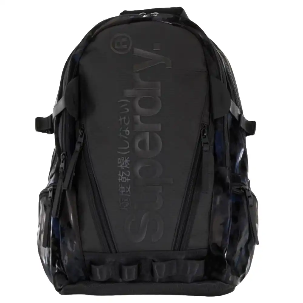 Sac à dos homme Superdry Harbour tarp backpack Noir - ZESHOES