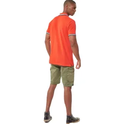Polo manche courte Kaporal Rayoc Rouge - ZESHOES Polo manche courte Kaporal Rayoc Rouge - ZESHOES