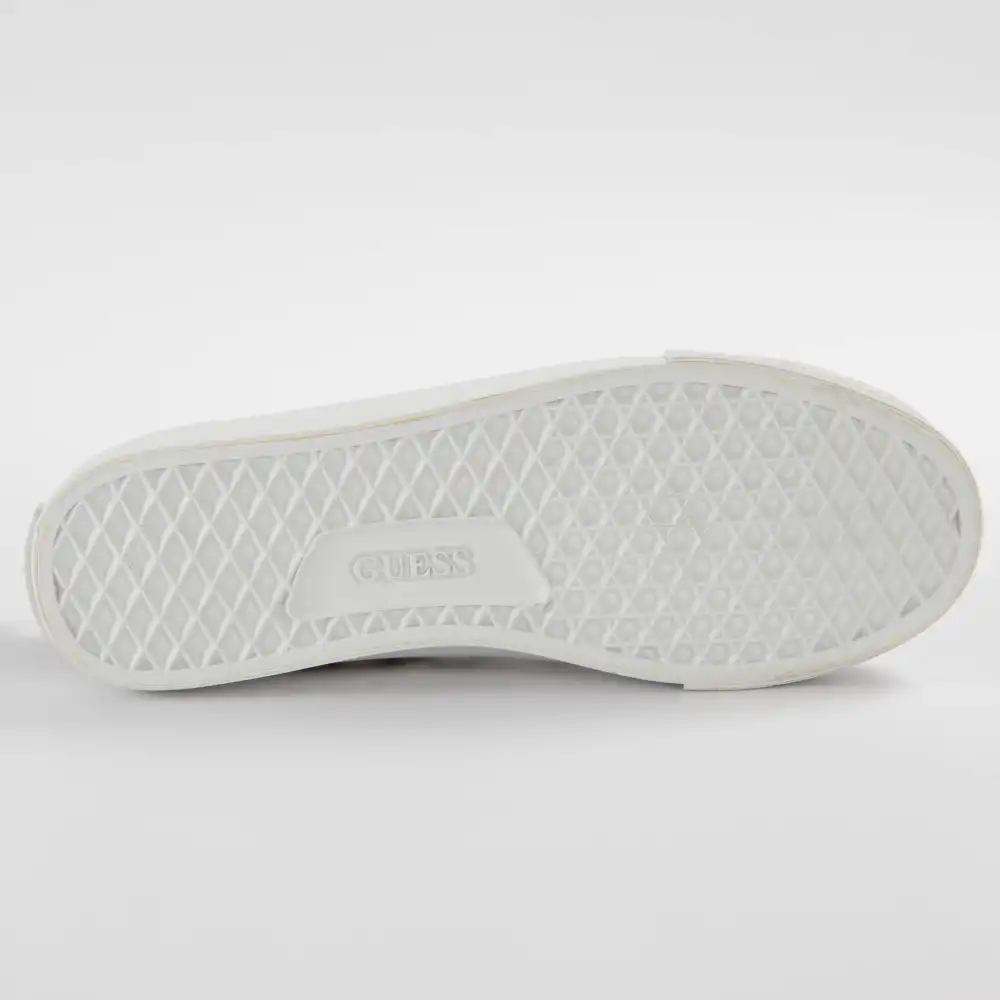 Basket de ville basse femme Guess Fl5erlfal Beige - ZESHOES