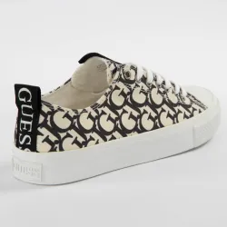 Basket de ville basse femme Guess Fl5erlfal Beige - ZESHOES