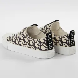 Basket de ville basse femme Guess Fl5erlfal Beige - ZESHOES