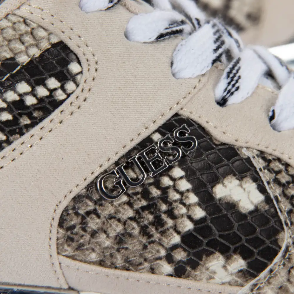Basket basse femme Guess Python Multicolor - ZESHOES Basket basse femme Guess Python Multicolor - ZESHOES