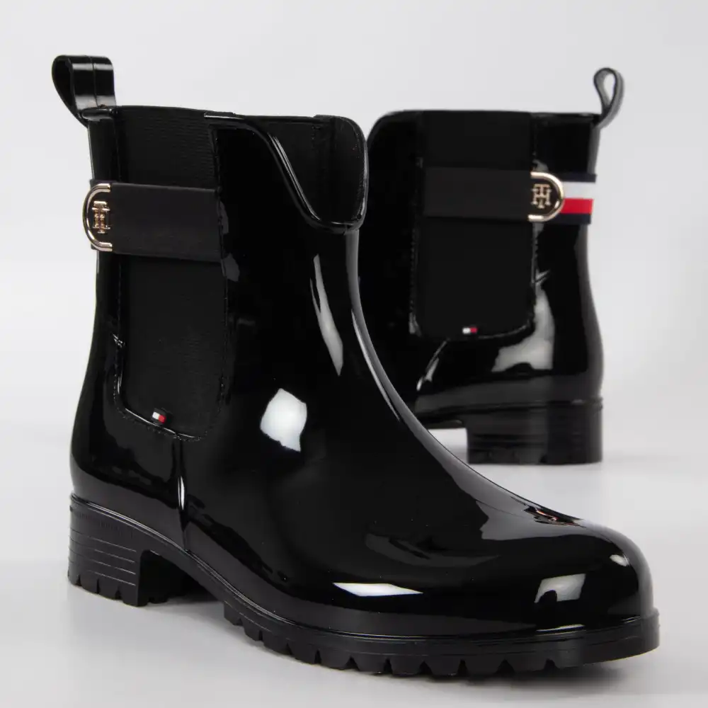 Bottine femme Tommy Jeans Elégance Noir - ZESHOES