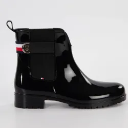 Bottine femme Tommy Jeans Elégance Noir - ZESHOES