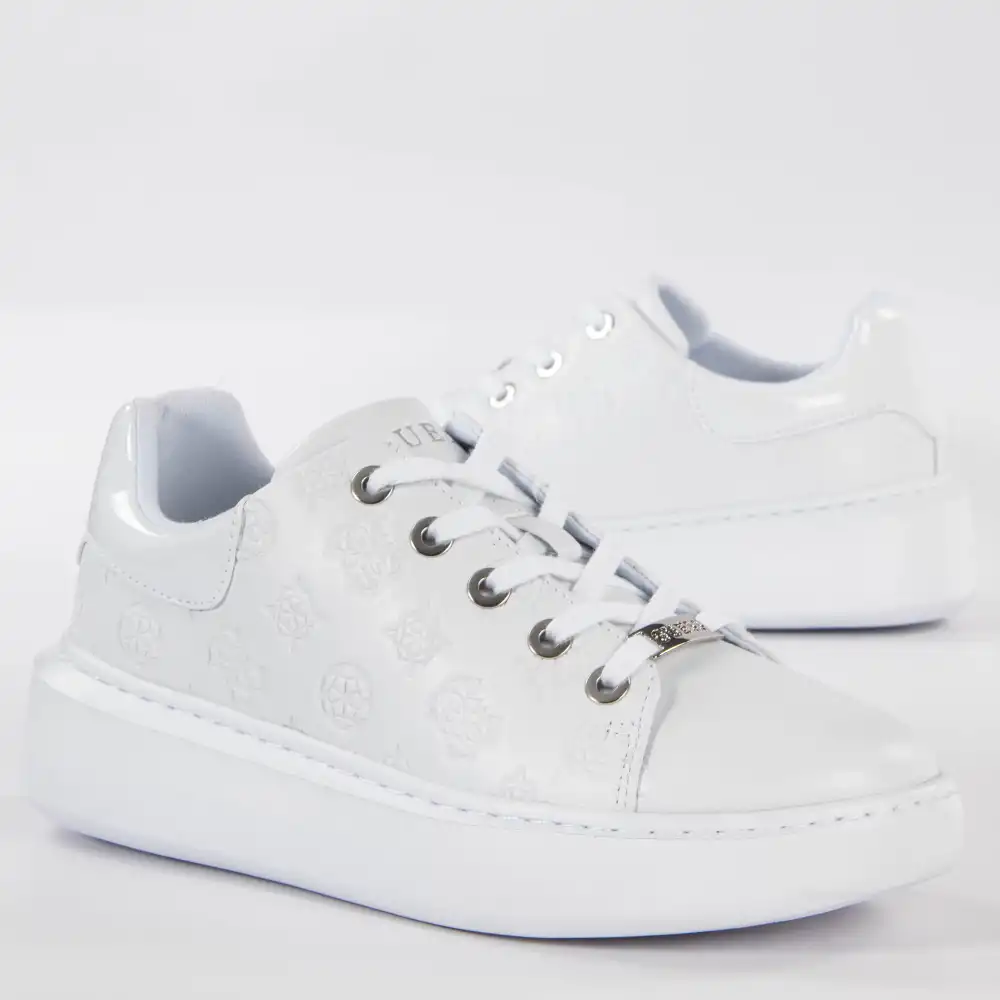 Basket de ville basse femme Guess Brody Blanc - ZESHOES Basket de ville basse femme Guess Brody Blanc - ZESHOES