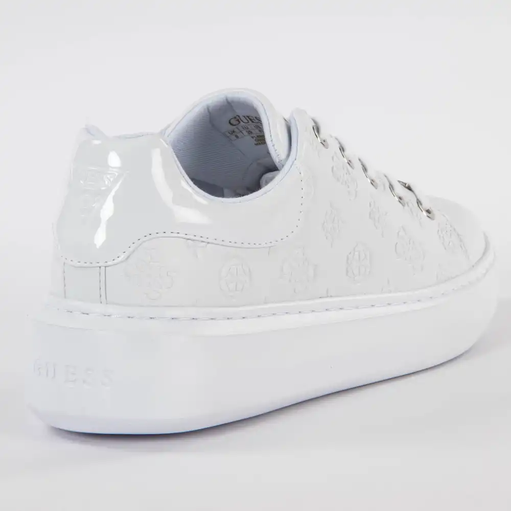 Basket de ville basse femme Guess Brody Blanc - ZESHOES Basket de ville basse femme Guess Brody Blanc - ZESHOES