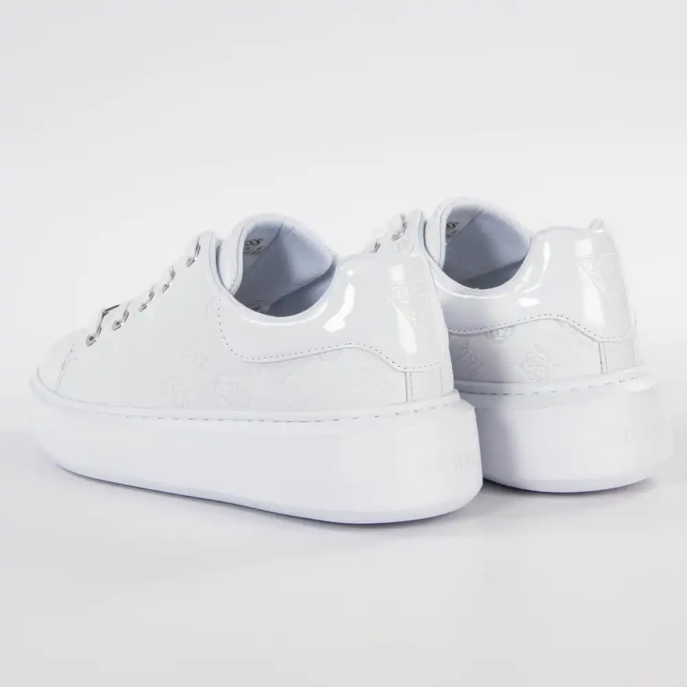 Basket de ville basse femme Guess Brody Blanc - ZESHOES Basket de ville basse femme Guess Brody Blanc - ZESHOES