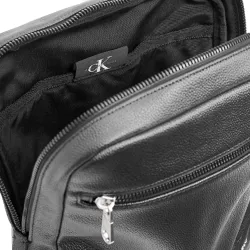 Sac a bandouliere homme Calvin Klein big bag recyclé Noir - ZESHOES