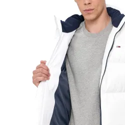 Doudoune sans manches homme Calvin Klein Little flag logo Blanc - ZESHOES