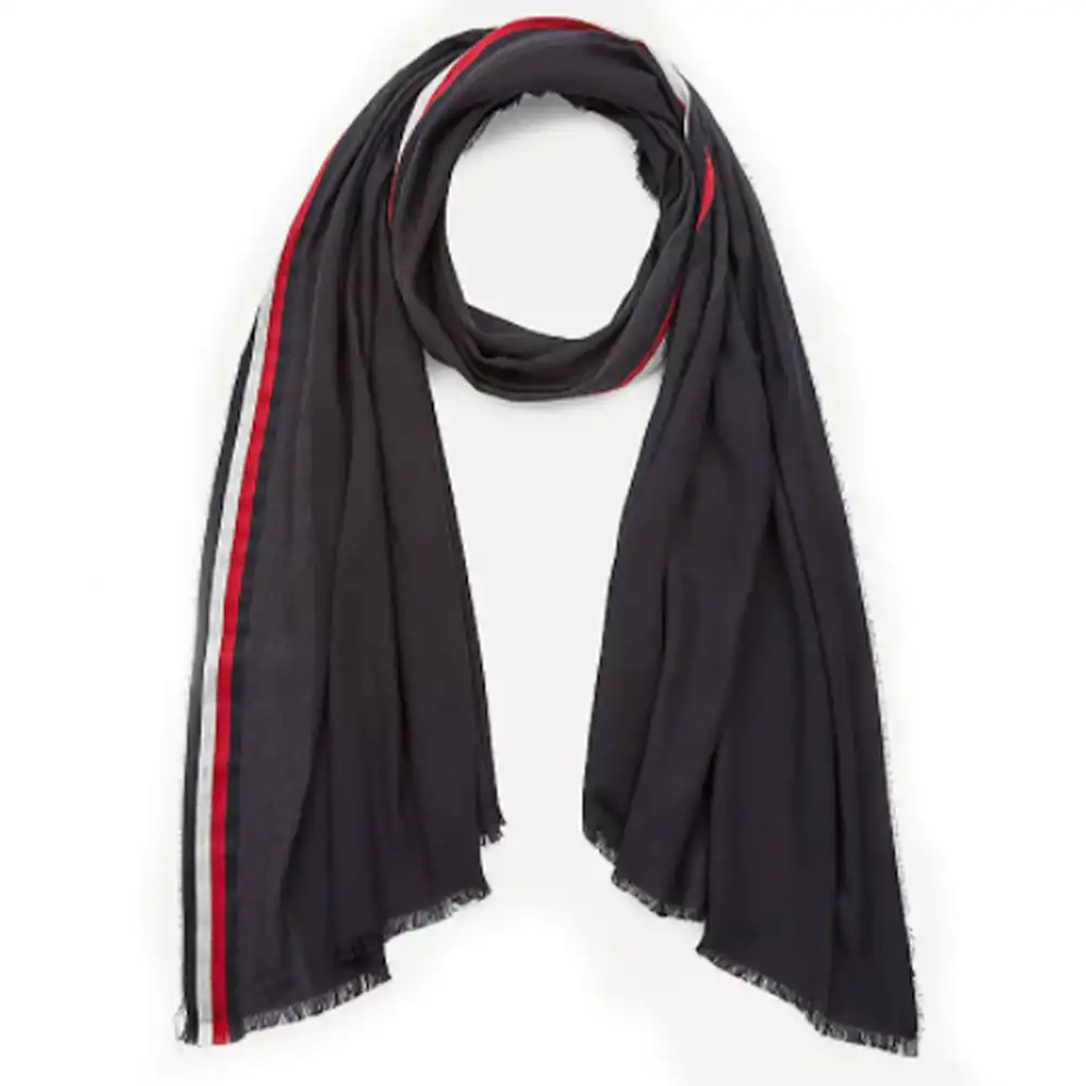 Echarpe homme Tommy Jeans Original Gris - ZESHOES Echarpe homme Tommy Jeans Original Gris - ZESHOES