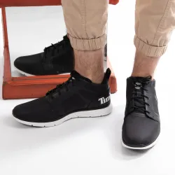 Basket de ville basse homme Timberland Killington oxford black mesh Noir - ZE... Basket de ville basse homme Timberland Killington oxford black mesh Noir - ZE...