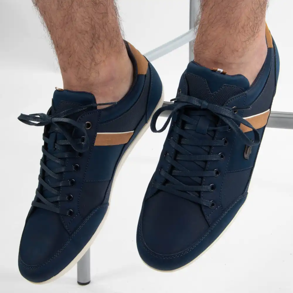 Basket basse homme Lacoste Chaymon 119 Bleu - ZESHOES