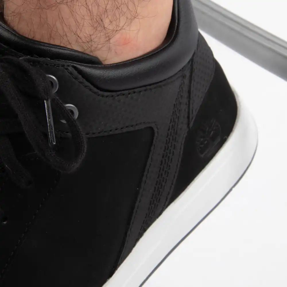 Basket basse homme Timberland Davis square Noir - ZESHOES Basket basse homme Timberland Davis square Noir - ZESHOES