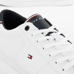 Basket de ville basse homme Tommy Jeans Classic flag logo Blanc - ZESHOES