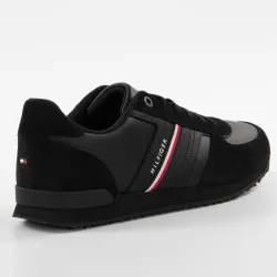 Basket de ville basse homme Tommy Jeans Vintage logo Noir - ZESHOES Basket de ville basse homme Tommy Jeans Vintage logo Noir - ZESHOES