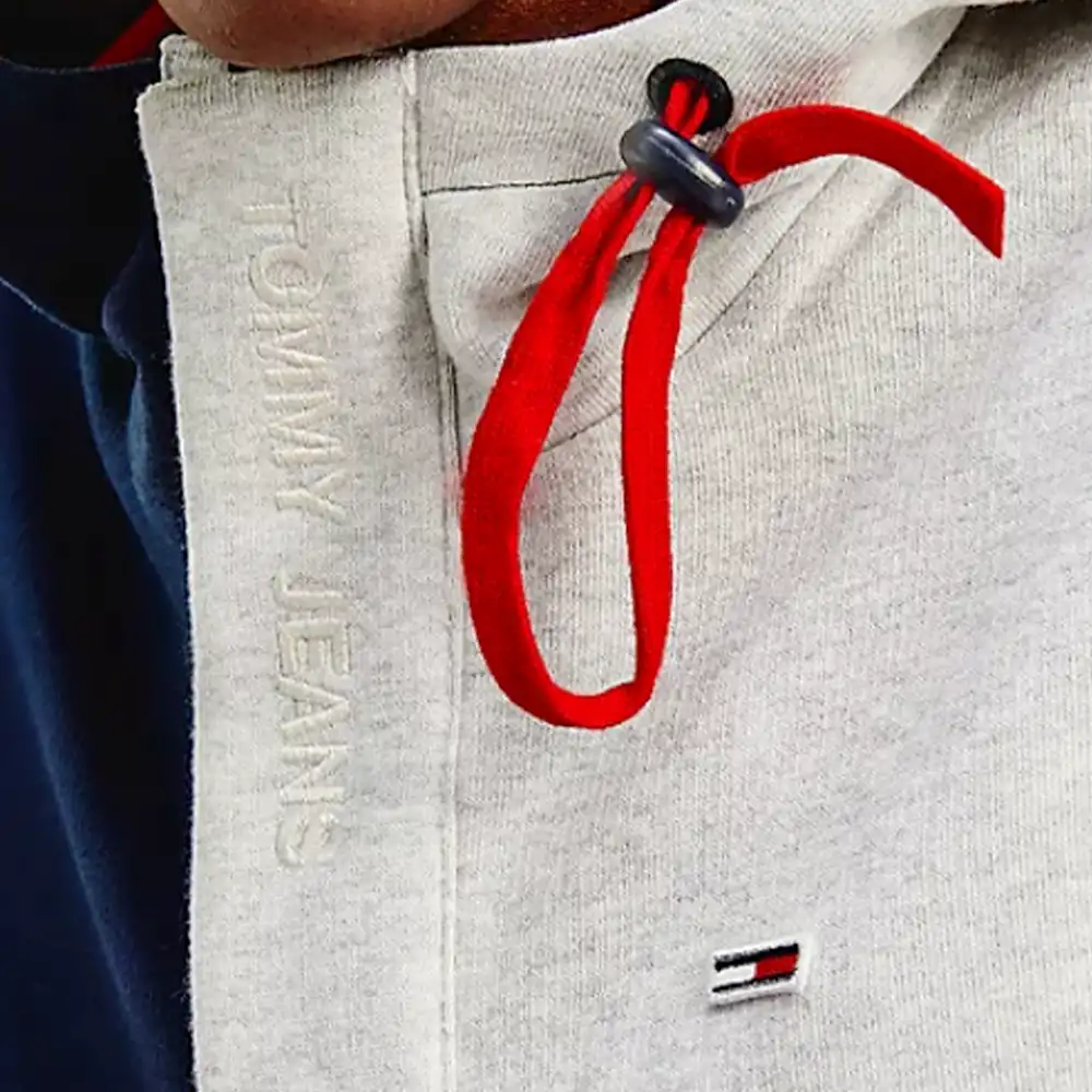 Sweat capuche homme Tommy Jeans Block color Bleu - ZESHOES